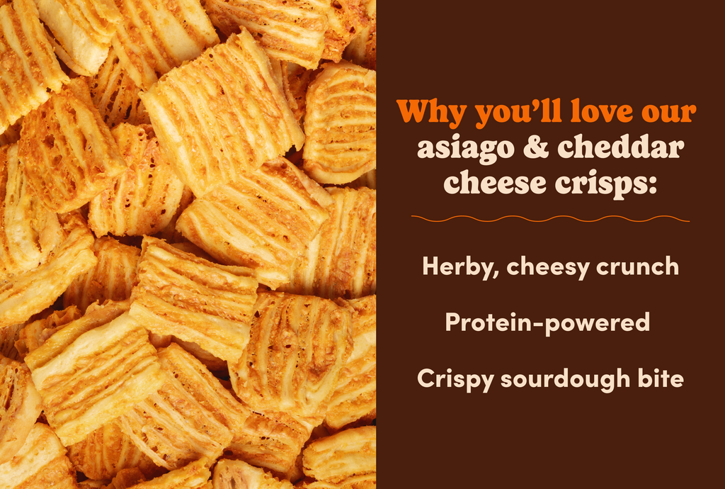 Asiago & Cheddar Cheese Crisps E7