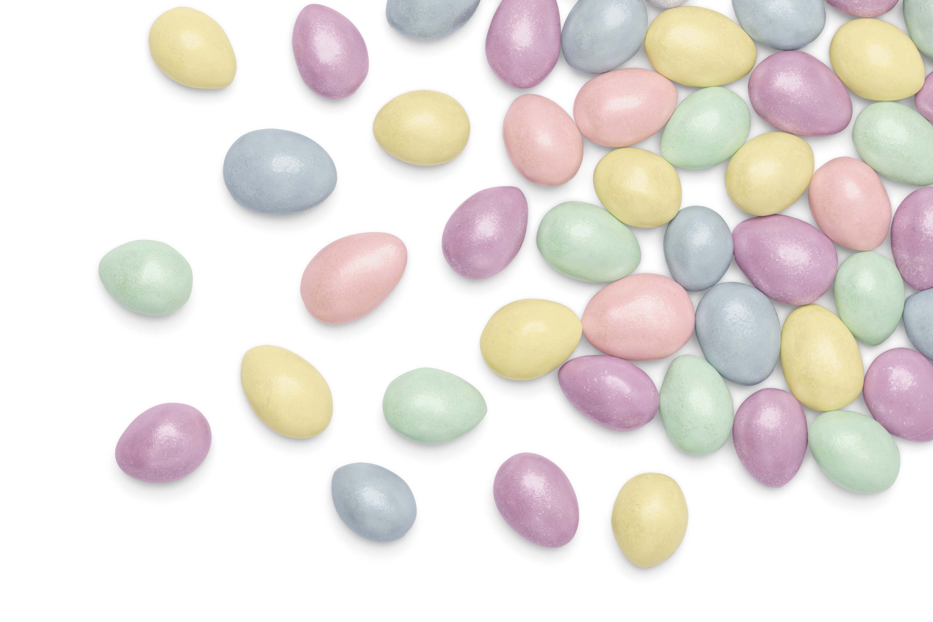 Chocolate Jordan Almonds (Pastel Sparkle) T2