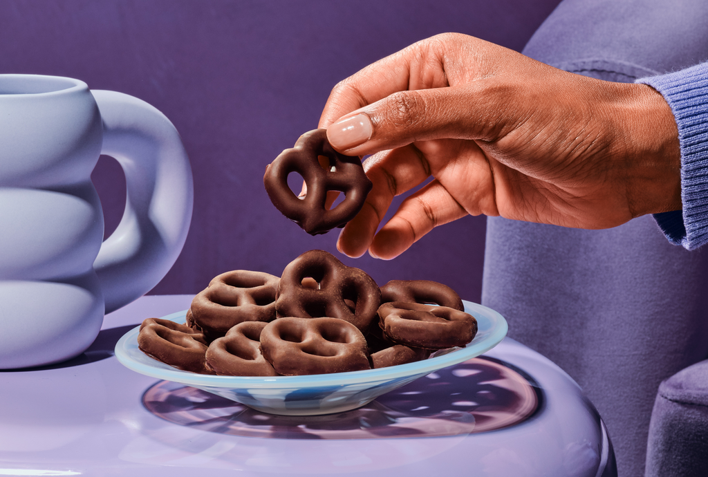 Dark Chocolate Covered Pretzels J2