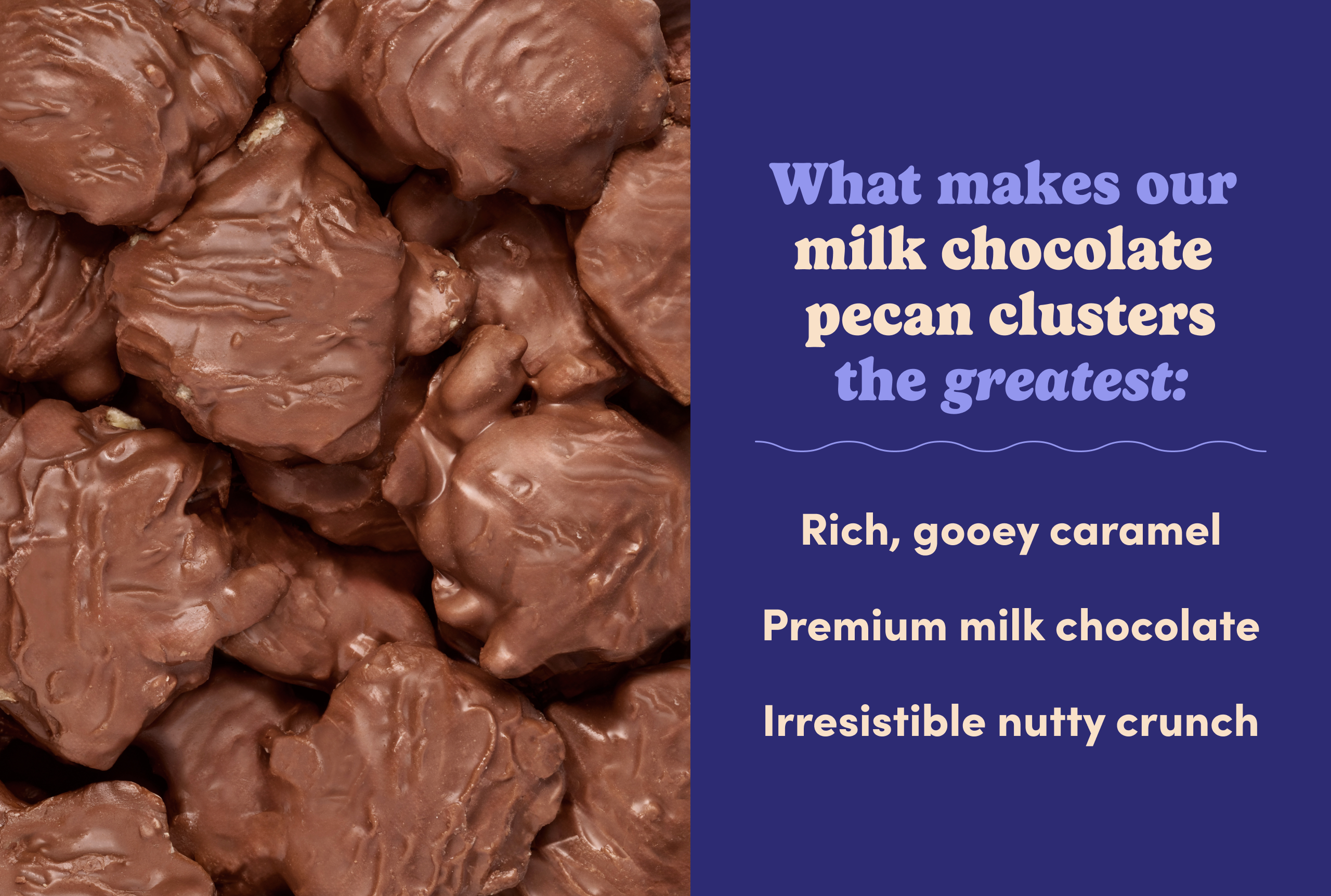 Milk Chocolate Pecan Clusters V9