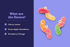 Naturally Colored Sour Tiny Gummy Worms D2
