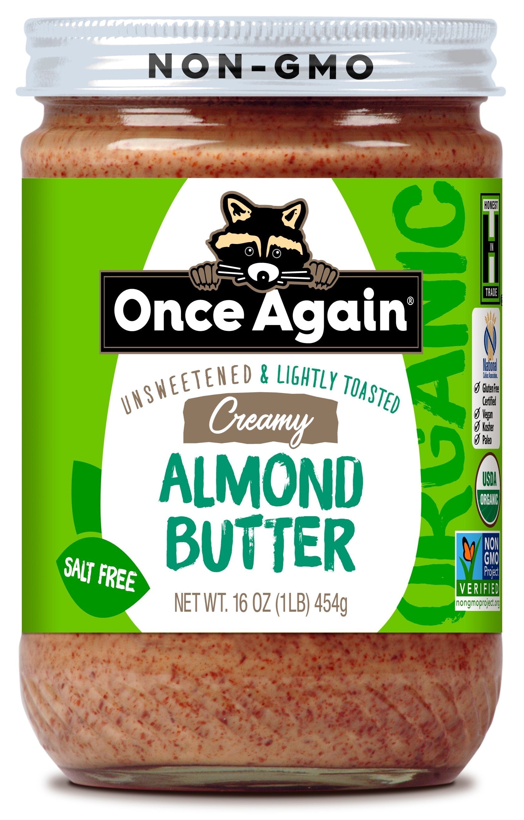 Organic Almond Butter (Lightly Toasted, Smooth) B7