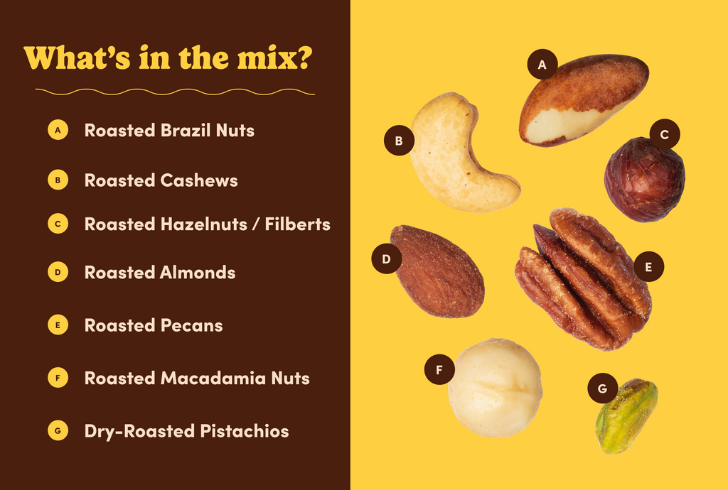 Supreme Roasted Mixed Nuts (50% Less Salt) A6